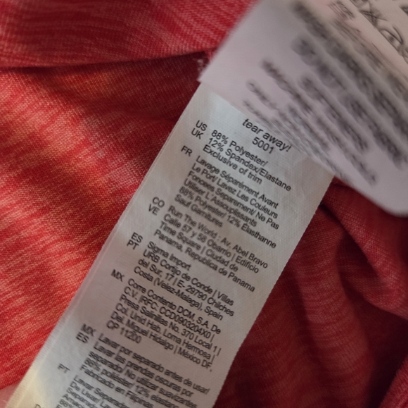 Brooks Long Sleeve Funnel Neck Hooded Shirt Coral women's Size Medium Preowned - Picture 8 of 13